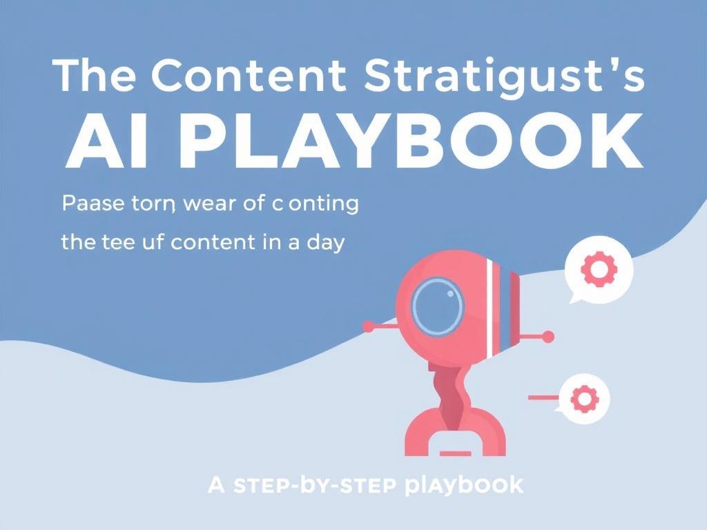    The Content Strategist's AI Playbook: Planning a Year of Content in a Day. The Day: A Step-by-Step Playbook