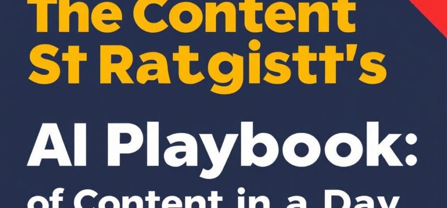 The Content Strategist’s AI Playbook: Planning a Year of Content in a Day